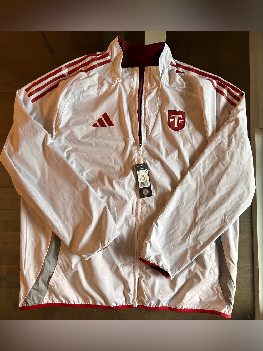 NWT! Adidas Toronto FC Anthem Reversible Full-Zip Jacket –Official MLS Gear